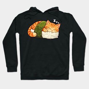 Sushi Cat Japanese Kawaii Anime Neko ga Hoodie